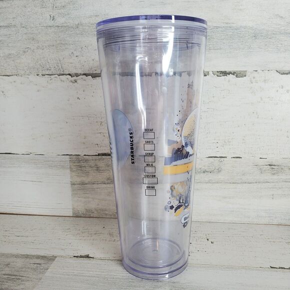 Starbucks 24 oz. Plastic Walt Disney World 50th Anniversary Tumbler Cup NO Straw - Picture 3 of 10